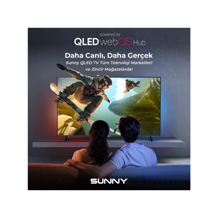 Sunny SN50QMN252 50" 127 Ekran Uydu Alıcılı 4K Ultra HD webOS Smart QLED TV - Görsel 2