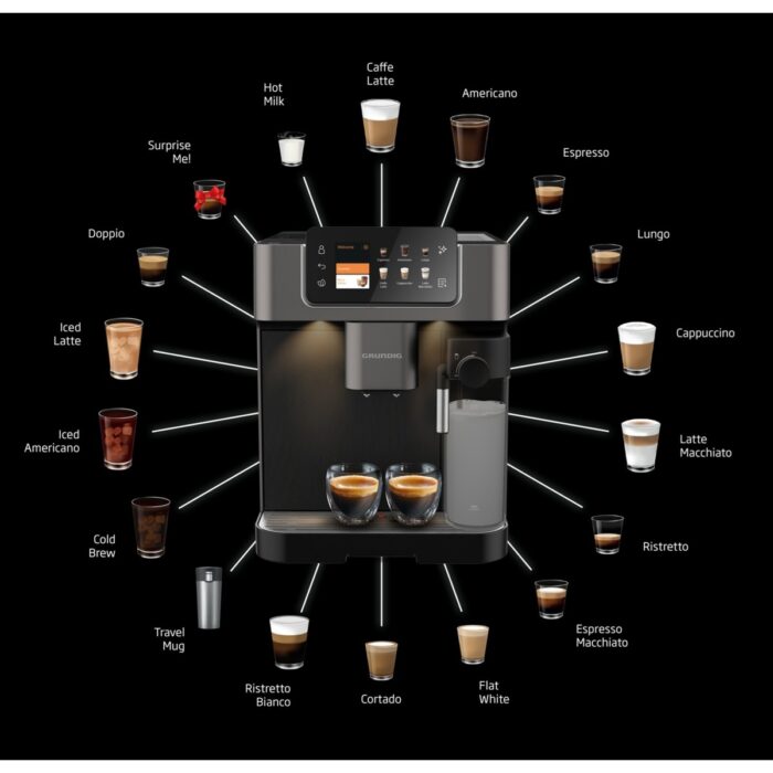 Grundig Kva 8230 Delisia Coffee Tam Otomatik Espresso Makinesi Inox - Görsel 5