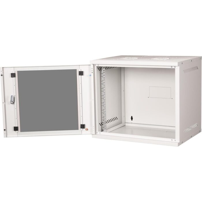 Lande - 9u 19" Cam Kapaklı Duvar Tipi Rack Kabinet – Genişlik: 544 mm | Derinlik: 400 mm – Açık Gri (Demonte) - Görsel 3