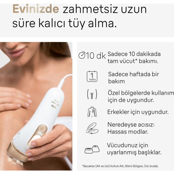 Braun Ipl Silk·expert Pro 5, Evde Tüy Alma, Çanta, Venus Tıraş Makinesi, 2 Başlık Ile, PL5152 - Görsel 5