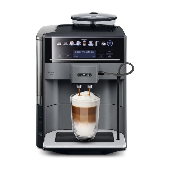Siemens Tam Otomatik Kahve Makinesi Eq6 Plus S100 Elmas Titanyum Metalik Çıkarılabilir Su Tankı - Görsel 1