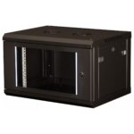 Lande 6u 19" Duvar Tipi Rack Kabinet – Genişlik: 600 mm | Derinlik: 600 mm – Siyah (Demonte) - Görsel 2