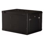 Lande 6u 19" Duvar Tipi Rack Kabinet – Genişlik: 600 mm | Derinlik: 600 mm – Siyah (Demonte) - Görsel 4