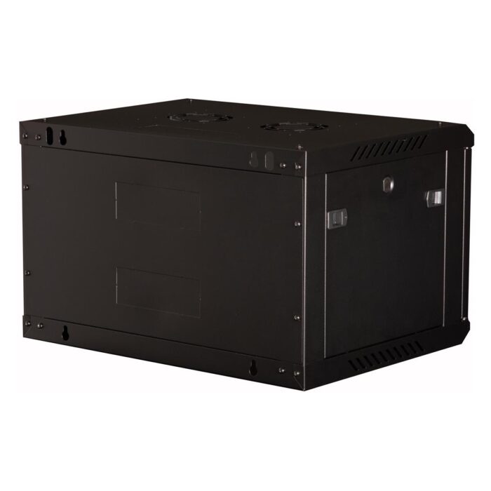 Lande 6u 19" Duvar Tipi Rack Kabinet – Genişlik: 600 mm | Derinlik: 600 mm – Siyah (Demonte) - Görsel 4