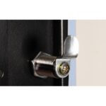 LANDE - 15U 19" Duvar Tipi Rack Kabinet – Genişlik: 600 mm | Derinlik: 600 mm – Siyah (Demonte) - Görsel 3