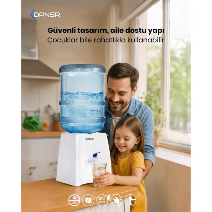 DPNSR Su ve Içecek Sebili Şarjlı ve Manuel Damacana Su Pompaları Için ÇÖZÜM,19L Uyumlu - Görsel 2