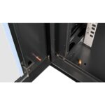 Lande - 18U 19" Duvar Tipi Rack Kabinet – Genişlik: 600 mm | Derinlik: 600 mm – Siyah (Demonte) - Görsel 3