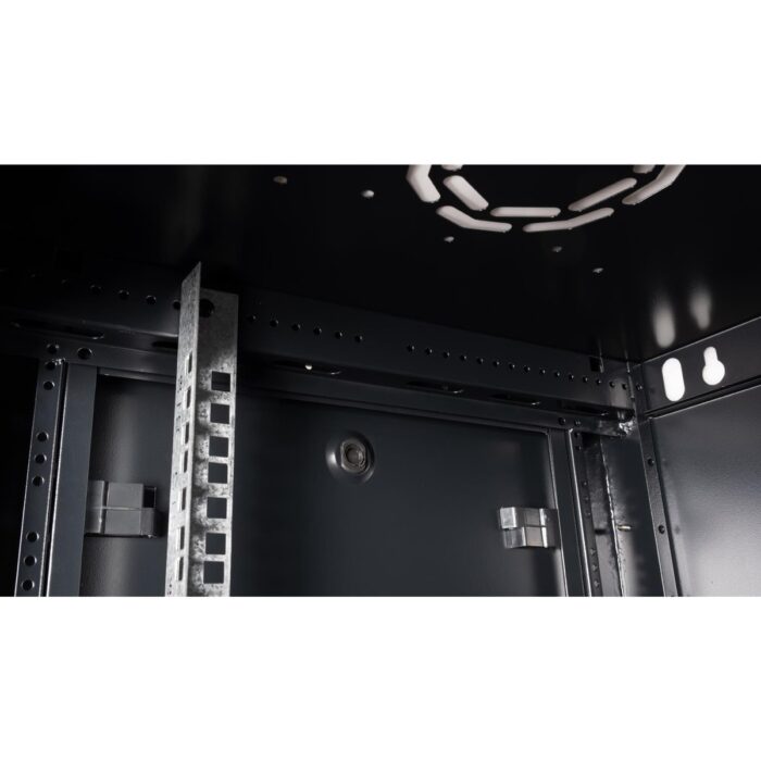 Lande - 18U 19" Duvar Tipi Rack Kabinet – Genişlik: 600 mm | Derinlik: 600 mm – Siyah (Demonte) - Görsel 5