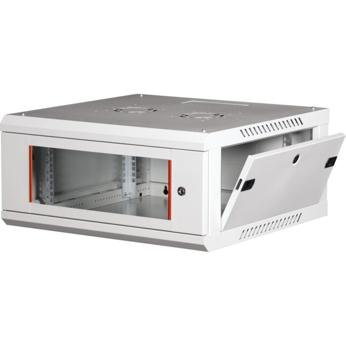 Lande 4u 19" Duvar Tipi Rack Kabinet – Genişlik: 600 mm | Derinlik: 600 mm – Açık Gri (Demonte) - Görsel 2