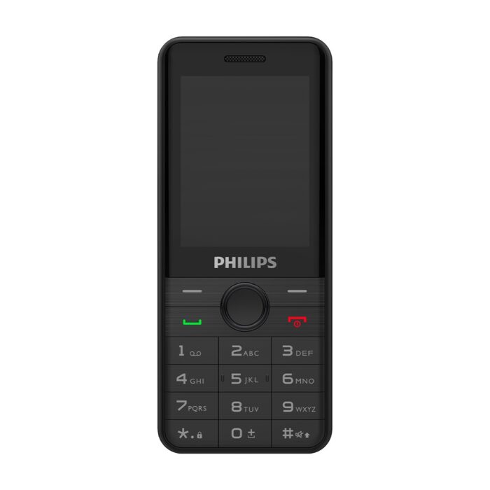Philips Xenium E172 Kameralı Çift Sim Kart Tuşlu Cep Telefonu Siyah - Görsel 1