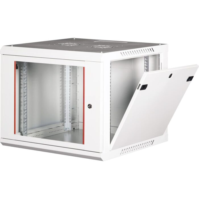 Lande - 9u 19" Duvar Tipi Rack Kabinet – Genişlik: 600 mm | Derinlik: 600 mm – Açık Gri - Görsel 3