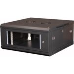 Lande - 4u 19" Duvar Tipi Rack Kabinet – Genişlik: 600 mm | Derinlik: 600 mm – Siyah