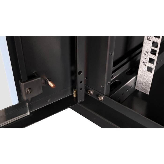 Lande - 4u 19" Duvar Tipi Rack Kabinet – Genişlik: 600 mm | Derinlik: 600 mm – Siyah - Görsel 4