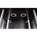 Lande - 15U 19" Duvar Tipi Rack Kabinet – Genişlik: 600 mm | Derinlik: 600 mm – Siyah - Görsel 4