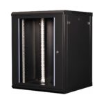 Lande - 15U 19" Duvar Tipi Rack Kabinet – Genişlik: 600 mm | Derinlik: 600 mm – Siyah