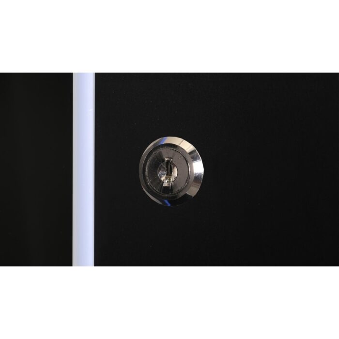 Lande - 15U 19" Duvar Tipi Rack Kabinet – Genişlik: 600 mm | Derinlik: 600 mm – Siyah - Görsel 5