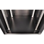 Lande 18U 19" Duvar Tipi Rack Kabinet – Genişlik: 600 mm | Derinlik: 600 mm – Siyah - Görsel 3