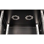 Lande 18U 19" Duvar Tipi Rack Kabinet – Genişlik: 600 mm | Derinlik: 600 mm – Siyah - Görsel 5