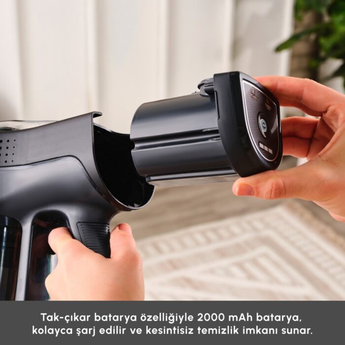 Karaca Vantuz Power Up 350 W Dikey Süpürge Rosegold - Görsel 5