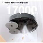 Airbot Robot Süpürge X40 Ultra 17000 Pa Emiş Gücü, Paspaslı Temizlik, Gelişmiş Airgpt Yapay Zekâ Sistemi, Otomatik Dolaşma Önleyici, Mop Yıkama ve Su Tankı Otomatik Dolum - Görsel 2