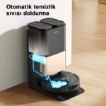 Airbot Robot Süpürge X40 Ultra 17000 Pa Emiş Gücü, Paspaslı Temizlik, Gelişmiş Airgpt Yapay Zekâ Sistemi, Otomatik Dolaşma Önleyici, Mop Yıkama ve Su Tankı Otomatik Dolum - Görsel 5
