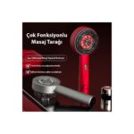 VeryFit Hairglow Şarjlı Saç Bakım ve Masaj Tarağı - Bakım Yağı Hazneli - Görsel 3