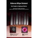 VeryFit Hairglow Şarjlı Saç Bakım ve Masaj Tarağı - Bakım Yağı Hazneli - Görsel 5