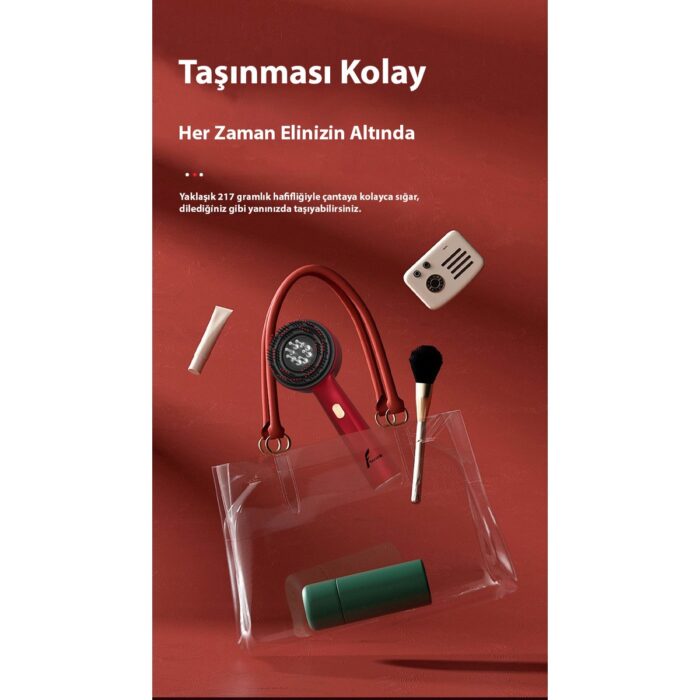 Veryfit Hairglow Şarjlı Saç Bakım Ve Masaj Tarağı - Bakım Yağı Hazneli - Görsel 4