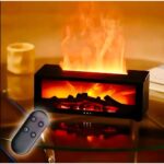 Serreha Şömine Hava Nemlendirici Buhar Makinesi ve Aroma Difüzörü Kumandalı 150 ml Ultrasonik