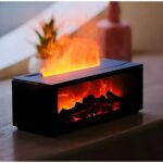 Serreha Şömine Hava Nemlendirici Buhar Makinesi ve Aroma Difüzörü Kumandalı 150 ml Ultrasonik - Görsel 2