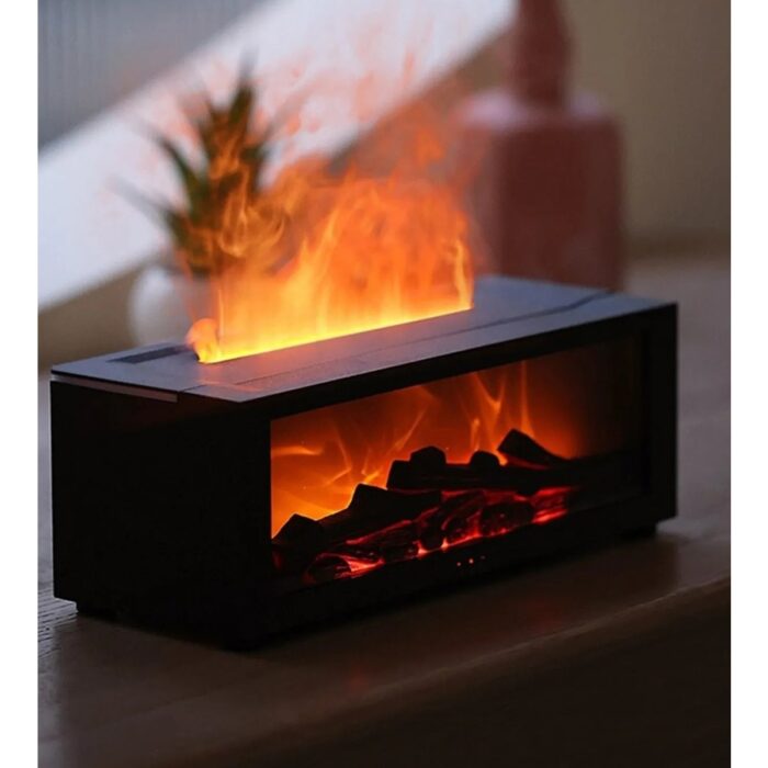 Serreha Şömine Hava Nemlendirici Buhar Makinesi ve Aroma Difüzörü Kumandalı 150 ml Ultrasonik - Görsel 4