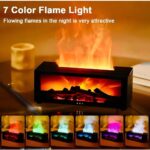 Serreha Şömine Hava Nemlendirici Buhar Makinesi ve Aroma Difüzörü Kumandalı 150 ml Ultrasonik - Görsel 5