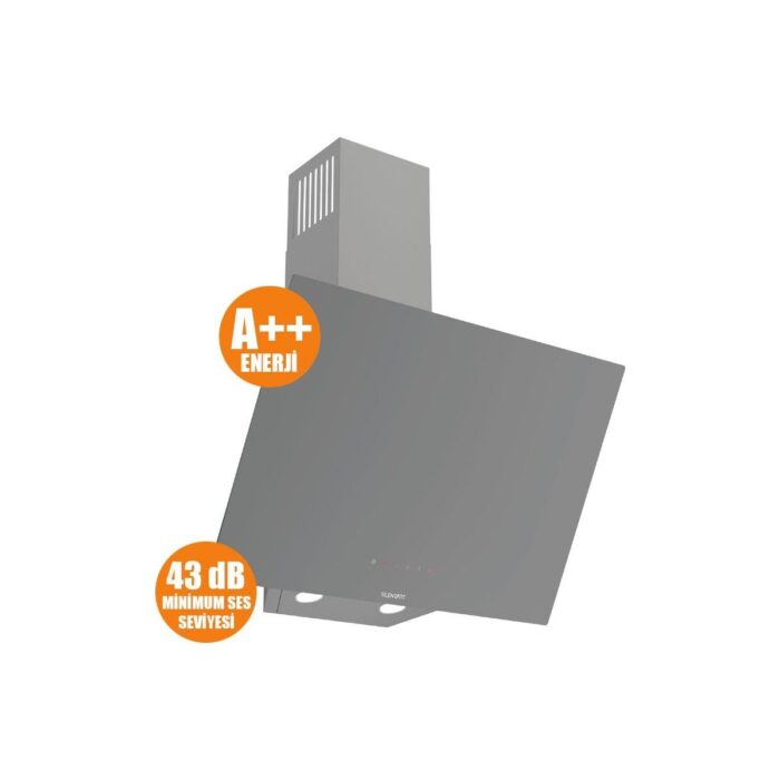 Ferre D079-SA  Sılentart Serisi Sessiz Dc Invertör Motorlu 60 cm Gri DAVLUMBAZ-300M3 - Görsel 2
