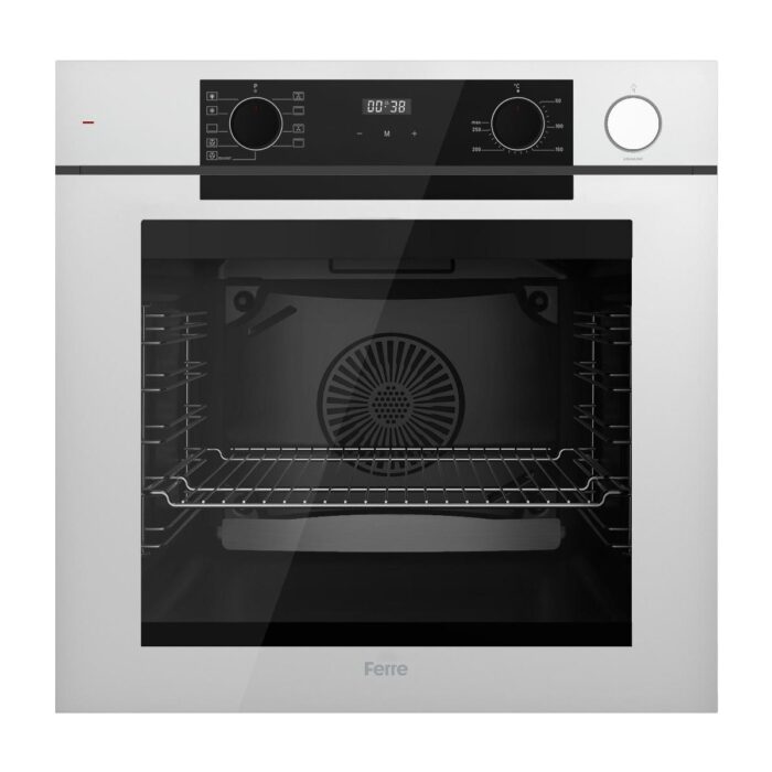 Ferre Steamart-Fryart-Sılentart Serisi Beyaz Set (SC406-WFA + QEP64CB +D081-SA) - Döküm Izgara / 65 cm Ocak - Görsel 4