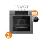 Ferre Steamart-Fryart-Sılentart Serisi Gri Set (SC408-WFA + QEP64CPR +D079-SA) - Döküm Izgara / 65 cm Ocak - Görsel 5