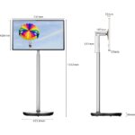 Thomson Go Plus 32UE5M45 32" 81 Ekran 4K Ultra HD Dokunmatik, Döndürülebilir, Tekerlekli, Taşınabilir Dahili Hoparlörlü Ekran,Tablet - Görsel 2