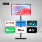 Thomson Go Plus 32UE5M45 32" 81 Ekran 4K Ultra HD Dokunmatik, Döndürülebilir, Tekerlekli, Taşınabilir Dahili Hoparlörlü Ekran,Tablet - Görsel 5