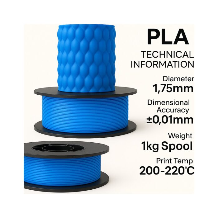 Filetto Pla+ Filament 1.75MM 1 kg - Görsel 2