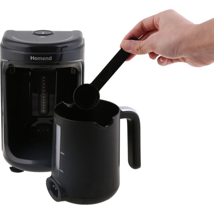 Homend Pottoman 1840h Türk Kahve Makinesi - Siyah - Görsel 5