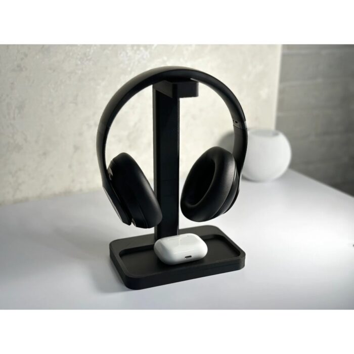 Talha Kulaklık Standı - Tepsili Kulaklık Tutucu - Görsel 1