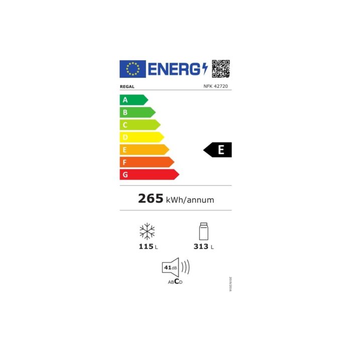 Regal Nfk 42720 427 Lt No Frost Kombi Buzdolabı - Görsel 3