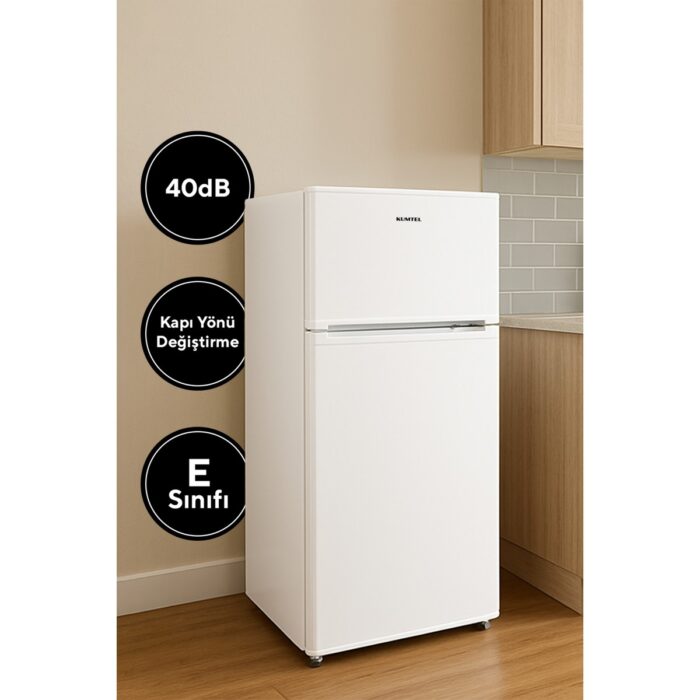 KUMTEL 87L MİNİ BUZDOLABI BEYAZ HTMF-90EW - Görsel 4