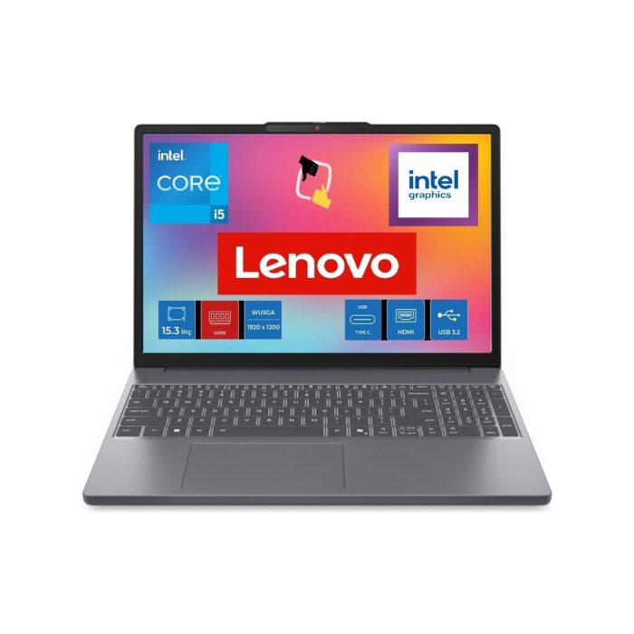 Lenovo Ideapad Slim 3 Intel Core I5 13420H 16GB 512GB SSD W11P 15.3" Wuxga Taşınabilir Bilgisayar 83K1004ETR + Csrtech Çanta - Görsel 1