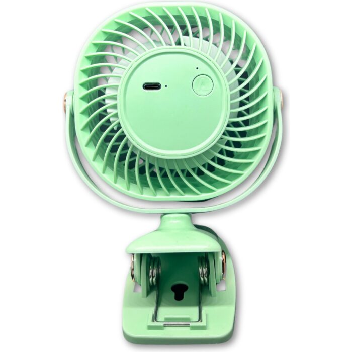 Wexta Zb113 Taşınabilir Masaüstü Yeşil Usb Fan - Görsel 3