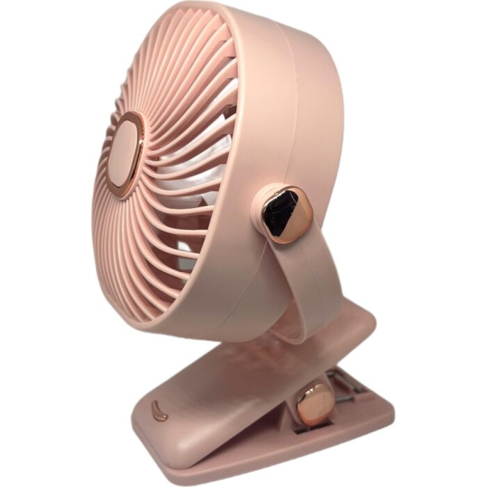 Wexta Zb113 Taşınabilir Masaüstü Pembe Usb Fan - Görsel 2