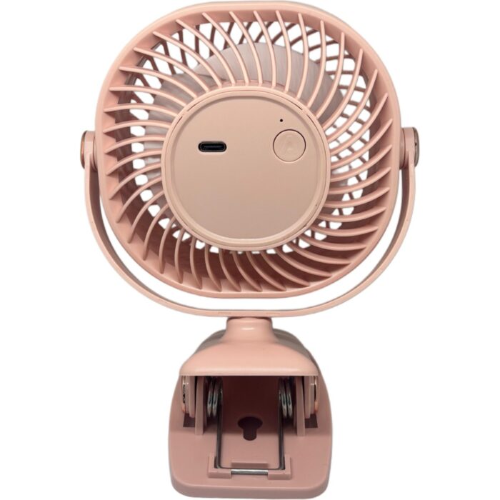 Wexta Zb113 Taşınabilir Masaüstü Pembe Usb Fan - Görsel 3