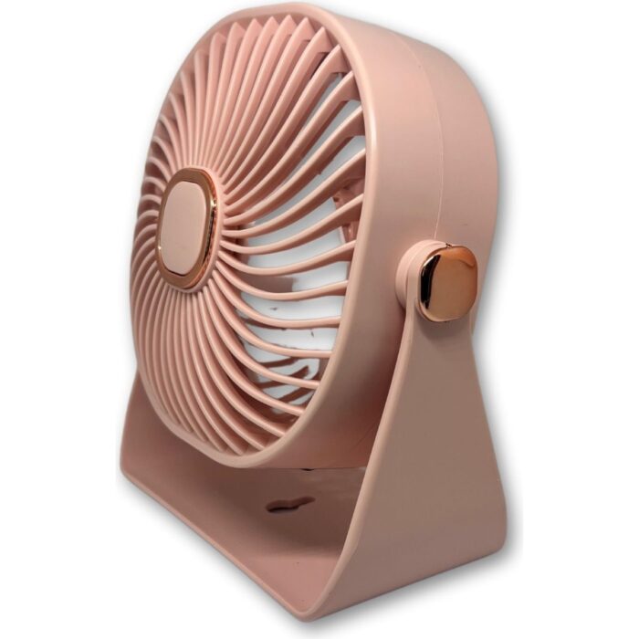 Wexta Zb112 Taşınabilir Masaüstü Pembe Usb Fan - Görsel 2