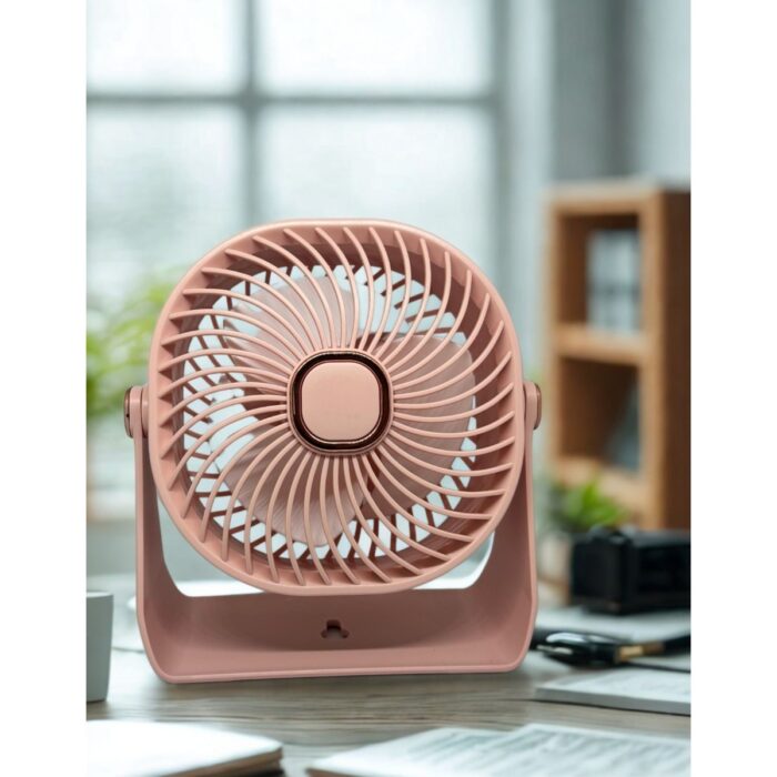 Wexta Zb112 Taşınabilir Masaüstü Pembe Usb Fan - Görsel 4