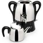 Korkmaz A341-04 Çaykolik Siyah 2000 W Çelik Semaver / Siyah - Görsel 5