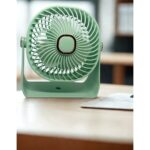 Wexta Zb112 Taşınabilir Masaüstü Yeşil Usb Fan - Görsel 4
